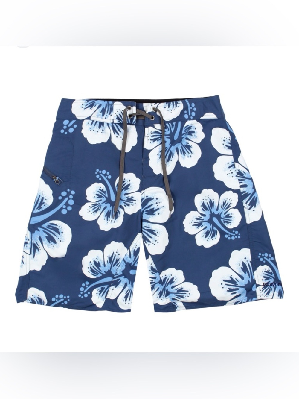 Patagonia Floral Hawaiian Board Swim Surf Beach Quick Dry Nylon Trunk Shorts 33